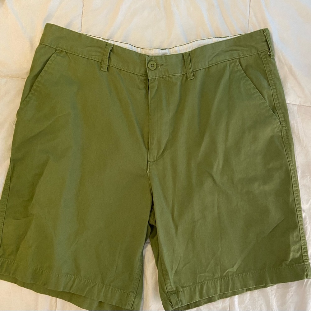 St. John’s Bay Cotton Shorts- Green - Size 38